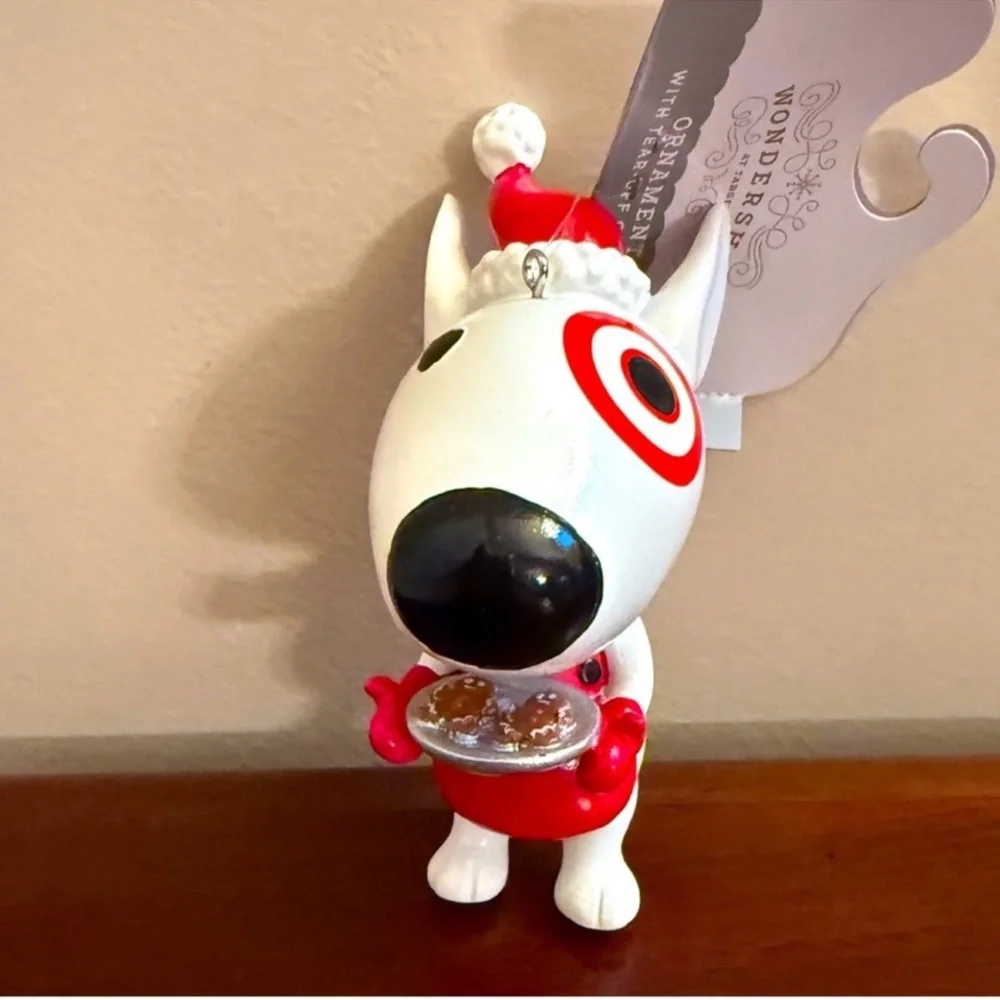 Target Bullseye Dog 2025 Christmas Holiday Ornament from Wondershop New!